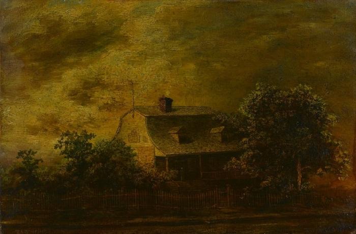 Ralph Albert Blakelock Farmhouse of F B Guest oil painting picture